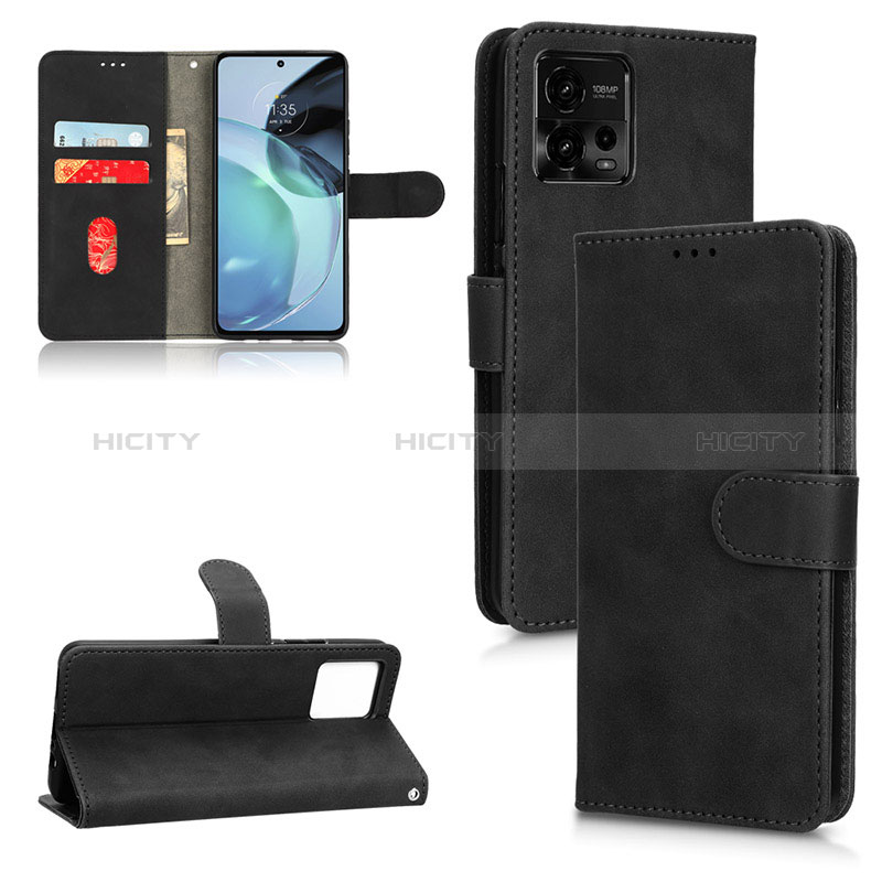 Coque Portefeuille Livre Cuir Etui Clapet L01Z pour Motorola Moto G72 Plus