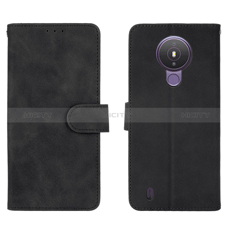 Coque Portefeuille Livre Cuir Etui Clapet L01Z pour Nokia 1.4 Noir Plus