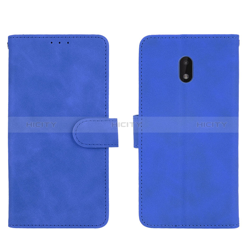 Coque Portefeuille Livre Cuir Etui Clapet L01Z pour Nokia C01 Plus Bleu Plus