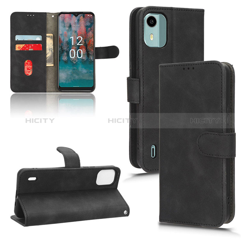 Coque Portefeuille Livre Cuir Etui Clapet L01Z pour Nokia C12 Plus