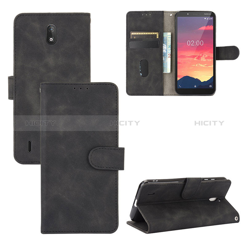 Coque Portefeuille Livre Cuir Etui Clapet L01Z pour Nokia C2 Plus