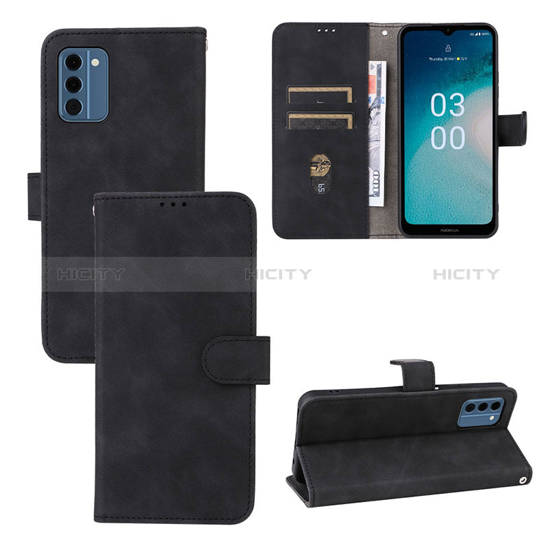 Coque Portefeuille Livre Cuir Etui Clapet L01Z pour Nokia C300 Plus