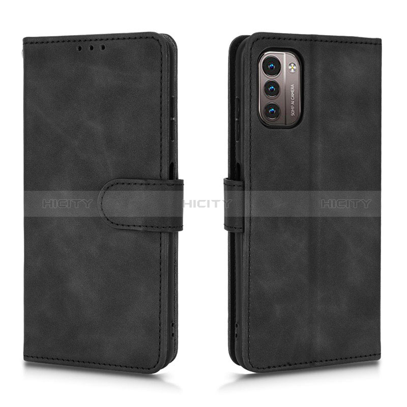 Coque Portefeuille Livre Cuir Etui Clapet L01Z pour Nokia G11 Noir Plus