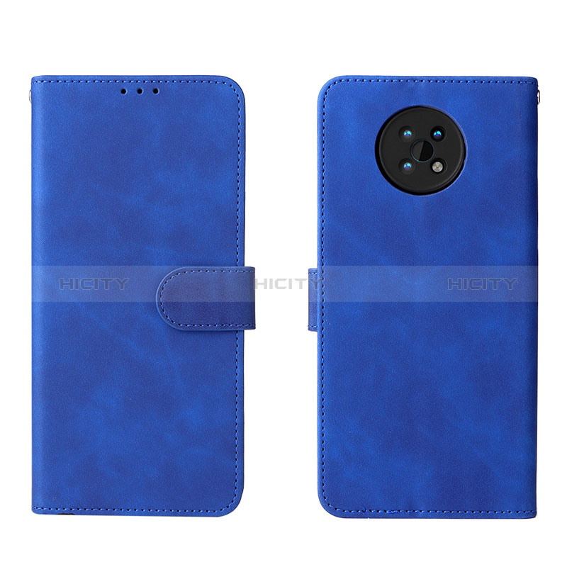 Coque Portefeuille Livre Cuir Etui Clapet L01Z pour Nokia G50 5G Bleu Plus