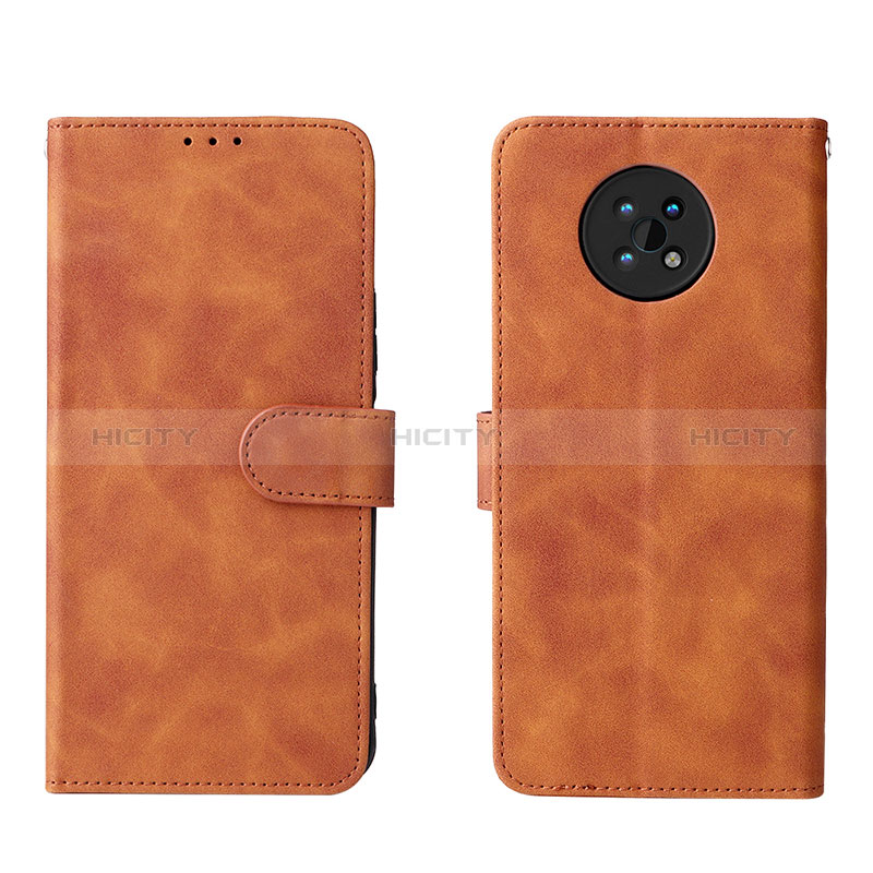 Coque Portefeuille Livre Cuir Etui Clapet L01Z pour Nokia G50 5G Marron Plus