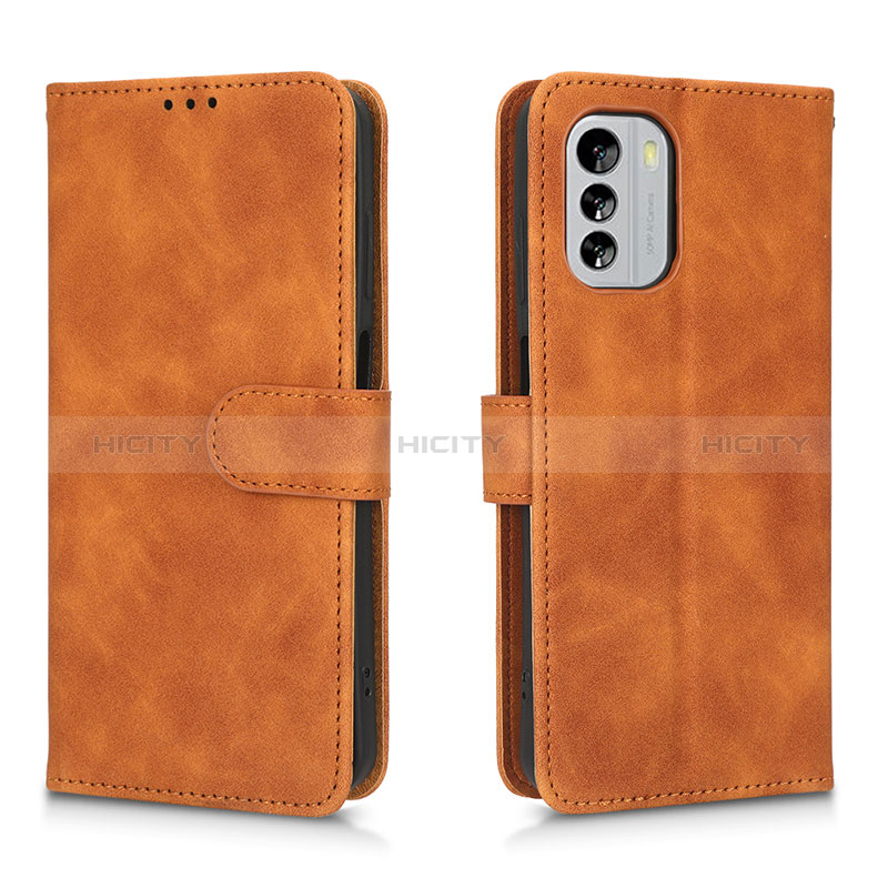 Coque Portefeuille Livre Cuir Etui Clapet L01Z pour Nokia G60 5G Marron Plus