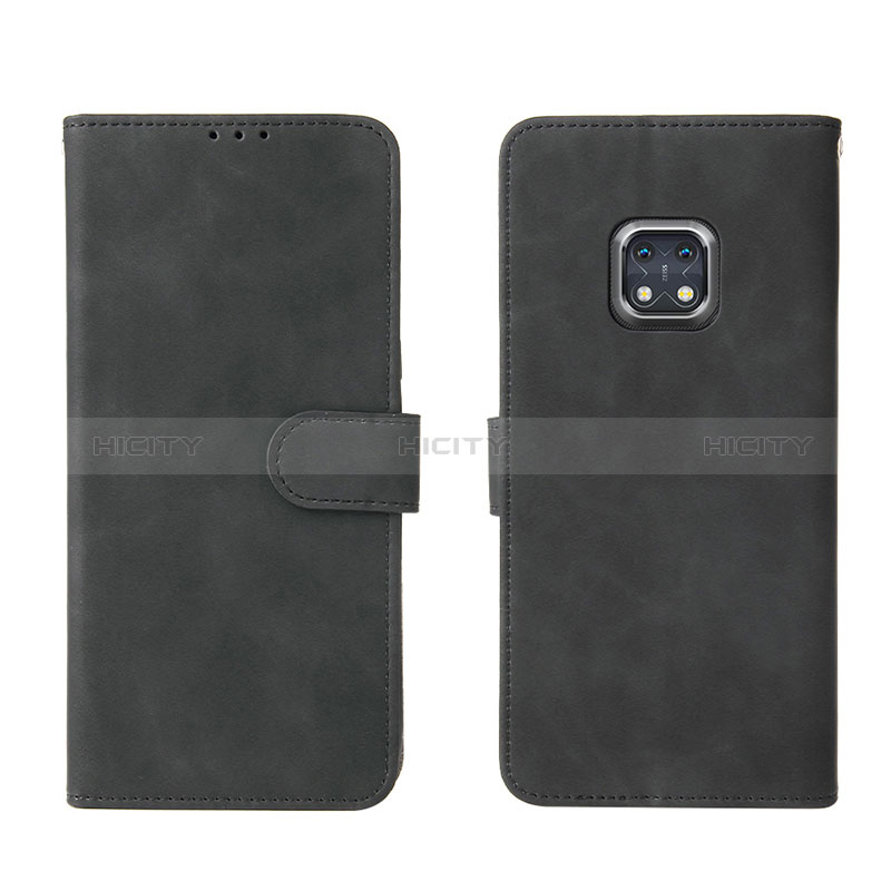 Coque Portefeuille Livre Cuir Etui Clapet L01Z pour Nokia XR20 Noir Plus