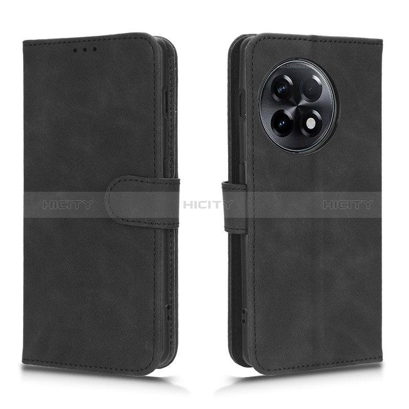 Coque Portefeuille Livre Cuir Etui Clapet L01Z pour OnePlus 11R 5G Noir Plus