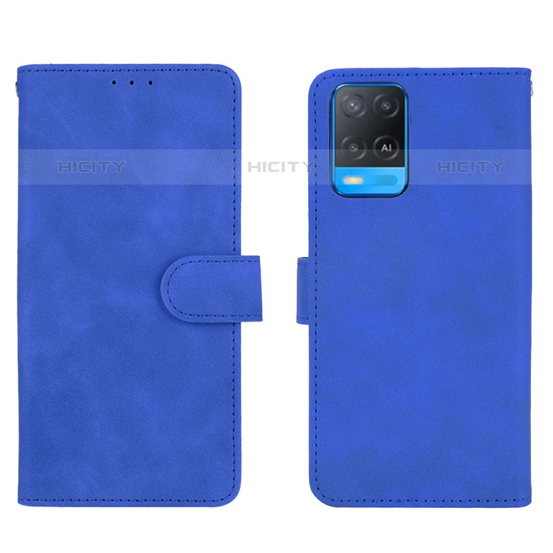 Coque Portefeuille Livre Cuir Etui Clapet L01Z pour Oppo A54 4G Plus