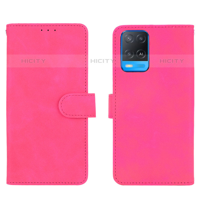 Coque Portefeuille Livre Cuir Etui Clapet L01Z pour Oppo A54 4G Plus