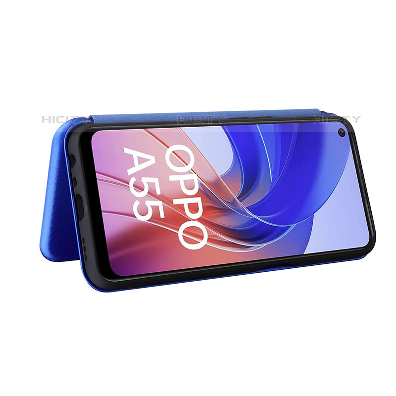 Coque Portefeuille Livre Cuir Etui Clapet L01Z pour Oppo A55 4G Plus