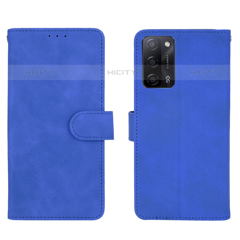 Coque Portefeuille Livre Cuir Etui Clapet L01Z pour Oppo A55 5G Plus