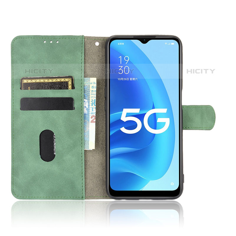 Coque Portefeuille Livre Cuir Etui Clapet L01Z pour Oppo A55 5G Plus