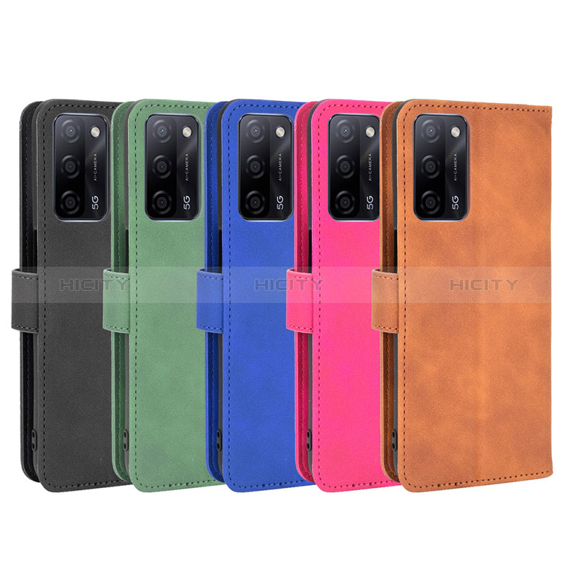 Coque Portefeuille Livre Cuir Etui Clapet L01Z pour Oppo A56 5G Plus