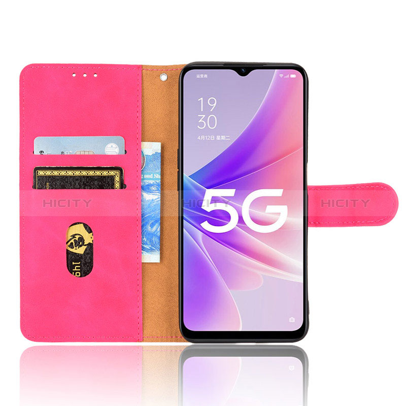 Coque Portefeuille Livre Cuir Etui Clapet L01Z pour Oppo A56S 5G Plus