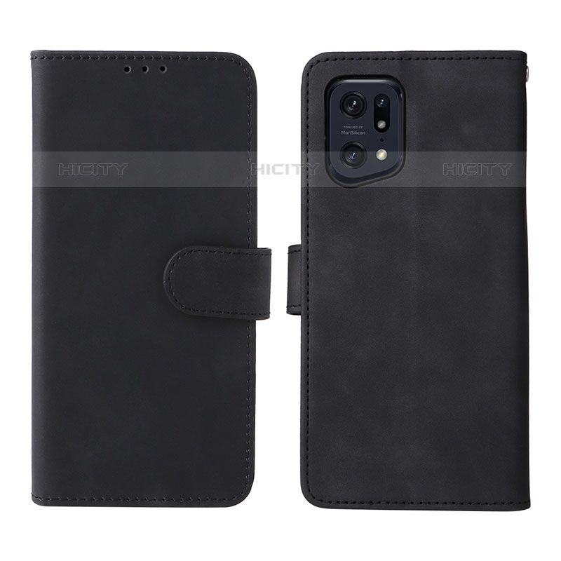 Coque Portefeuille Livre Cuir Etui Clapet L01Z pour Oppo Find X5 Pro 5G Plus