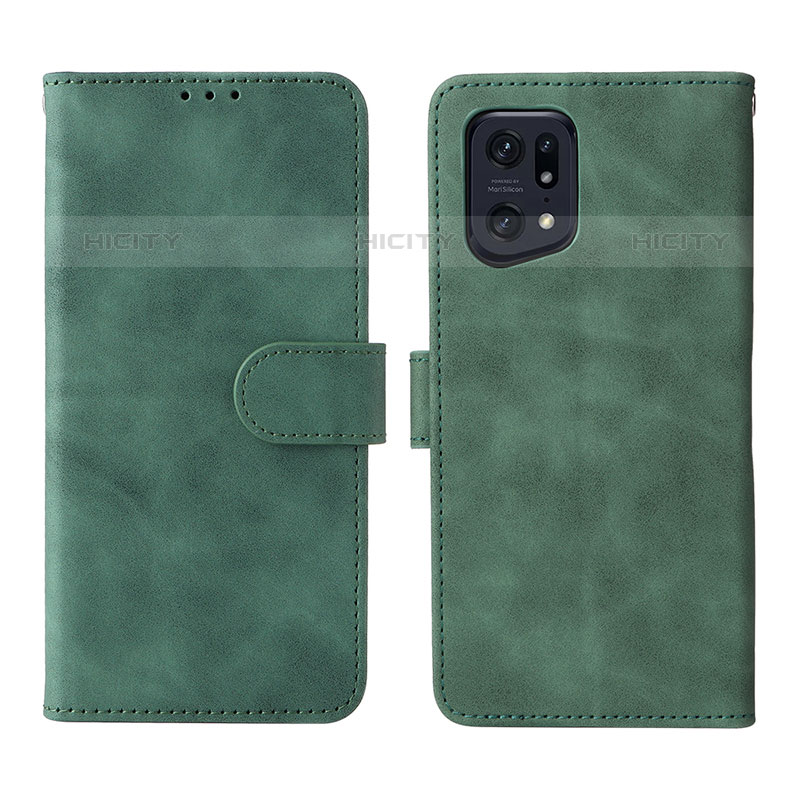 Coque Portefeuille Livre Cuir Etui Clapet L01Z pour Oppo Find X5 Pro 5G Plus