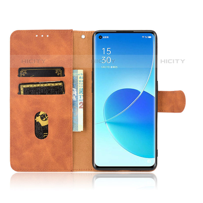 Coque Portefeuille Livre Cuir Etui Clapet L01Z pour Oppo Reno6 Pro 5G India Plus