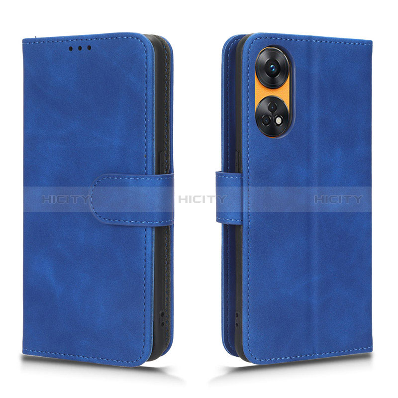 Coque Portefeuille Livre Cuir Etui Clapet L01Z pour Oppo Reno8 T 4G Plus