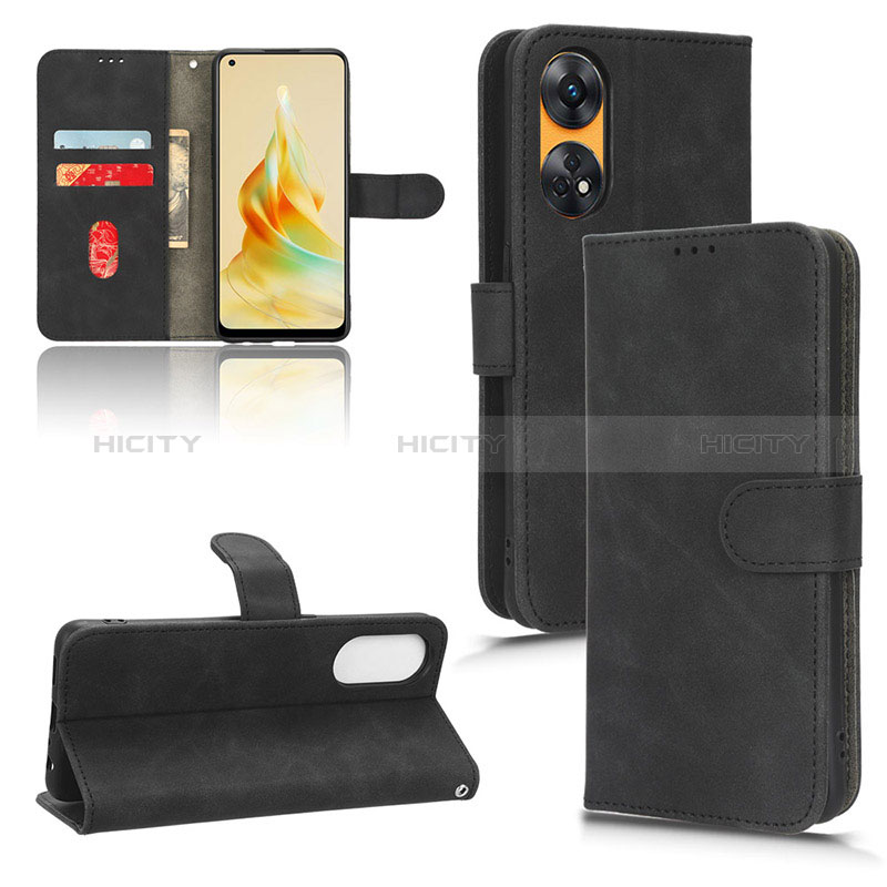 Coque Portefeuille Livre Cuir Etui Clapet L01Z pour Oppo Reno8 T 4G Plus