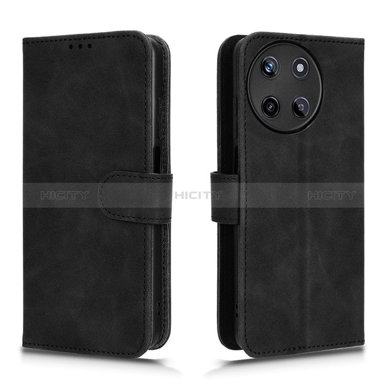 Coque Portefeuille Livre Cuir Etui Clapet L01Z pour Realme 11 4G Noir Plus