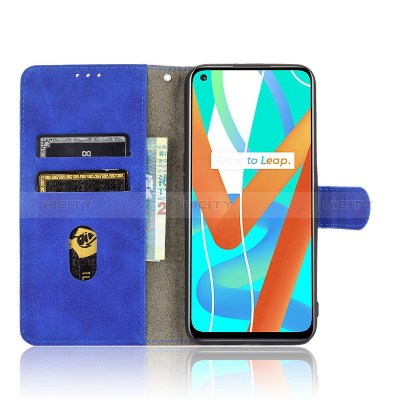 Coque Portefeuille Livre Cuir Etui Clapet L01Z pour Realme 8 5G Plus