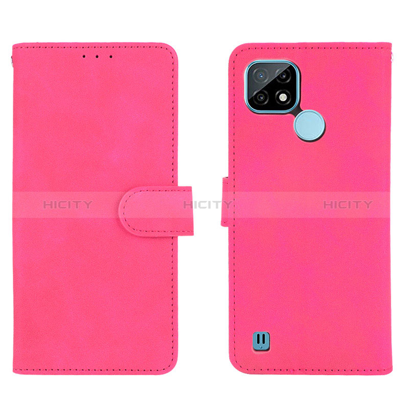 Coque Portefeuille Livre Cuir Etui Clapet L01Z pour Realme C21 Plus