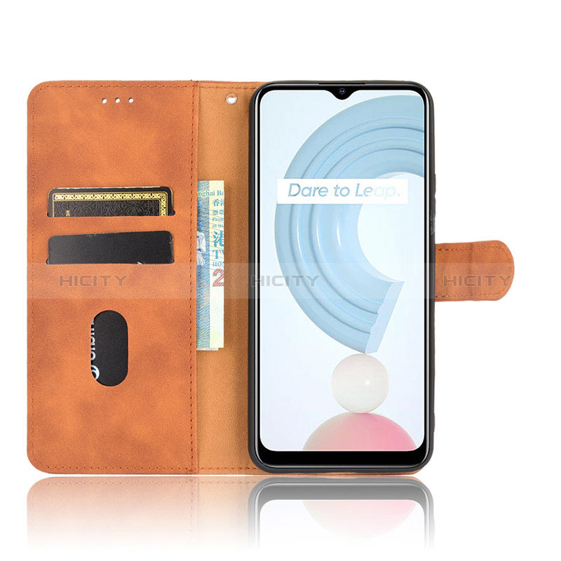 Coque Portefeuille Livre Cuir Etui Clapet L01Z pour Realme C21 Plus