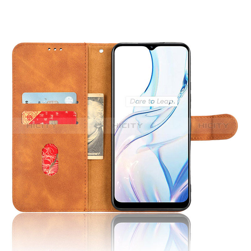 Coque Portefeuille Livre Cuir Etui Clapet L01Z pour Realme C30 Plus