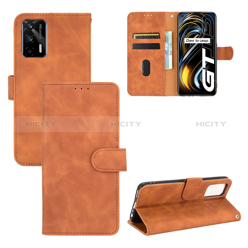 Coque Portefeuille Livre Cuir Etui Clapet L01Z pour Realme GT 5G Plus