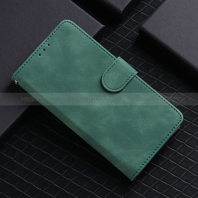 Coque Portefeuille Livre Cuir Etui Clapet L01Z pour Realme Q2i 5G Vert Plus