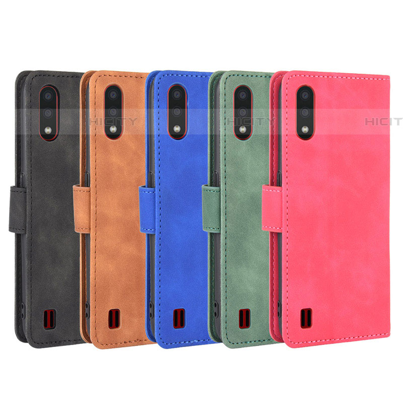 Coque Portefeuille Livre Cuir Etui Clapet L01Z pour Samsung Galaxy A01 SM-A015 Plus