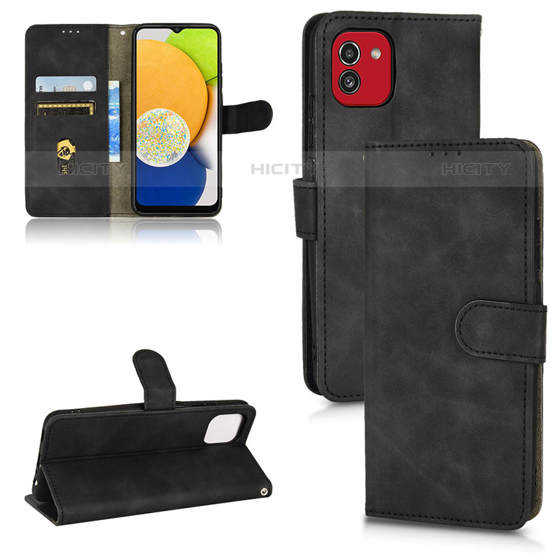 Coque Portefeuille Livre Cuir Etui Clapet L01Z pour Samsung Galaxy A03 Plus