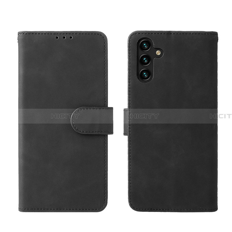 Coque Portefeuille Livre Cuir Etui Clapet L01Z pour Samsung Galaxy A13 5G Noir Plus