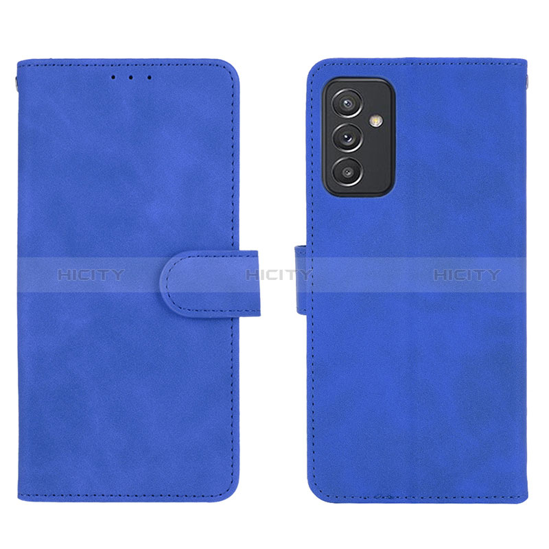 Coque Portefeuille Livre Cuir Etui Clapet L01Z pour Samsung Galaxy A15 4G Bleu Plus