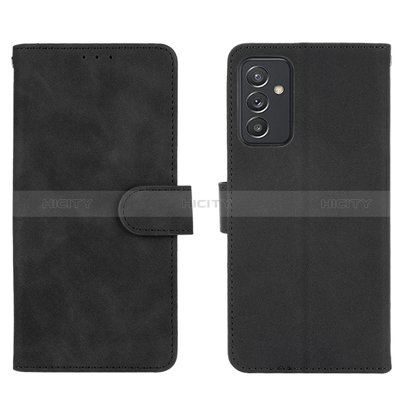 Coque Portefeuille Livre Cuir Etui Clapet L01Z pour Samsung Galaxy A15 4G Noir Plus