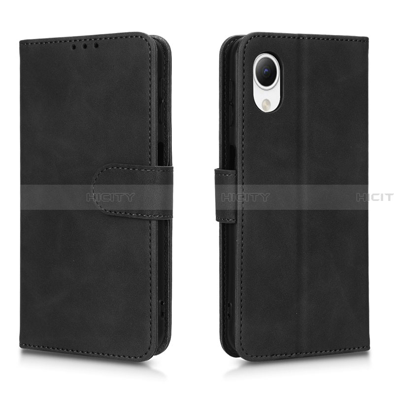 Coque Portefeuille Livre Cuir Etui Clapet L01Z pour Samsung Galaxy A23 5G SC-56C Noir Plus