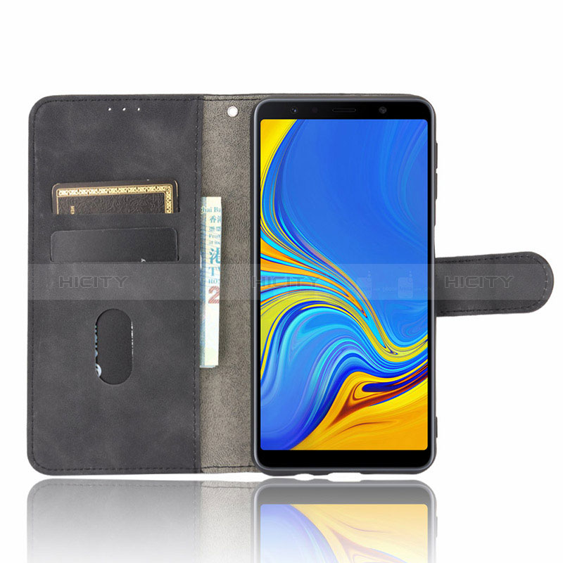 Coque Portefeuille Livre Cuir Etui Clapet L01Z pour Samsung Galaxy A7 (2018) A750 Plus