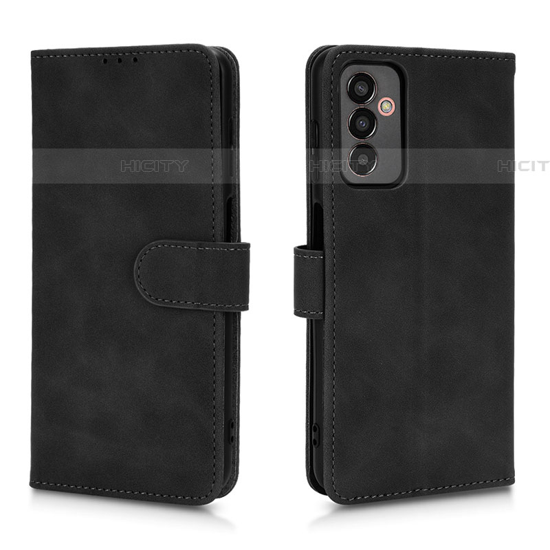 Coque Portefeuille Livre Cuir Etui Clapet L01Z pour Samsung Galaxy F13 4G Noir Plus