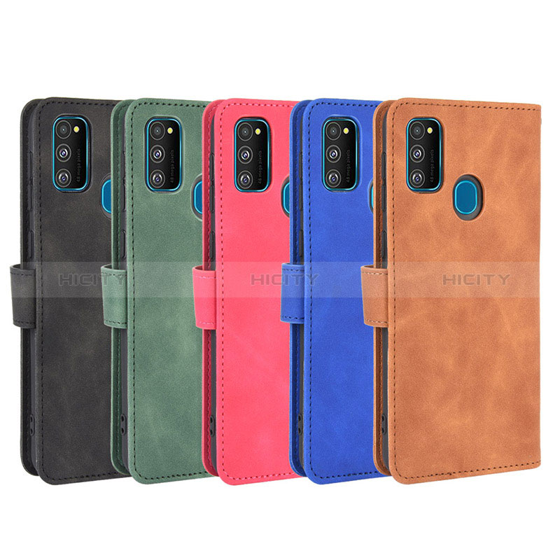 Coque Portefeuille Livre Cuir Etui Clapet L01Z pour Samsung Galaxy M21 Plus