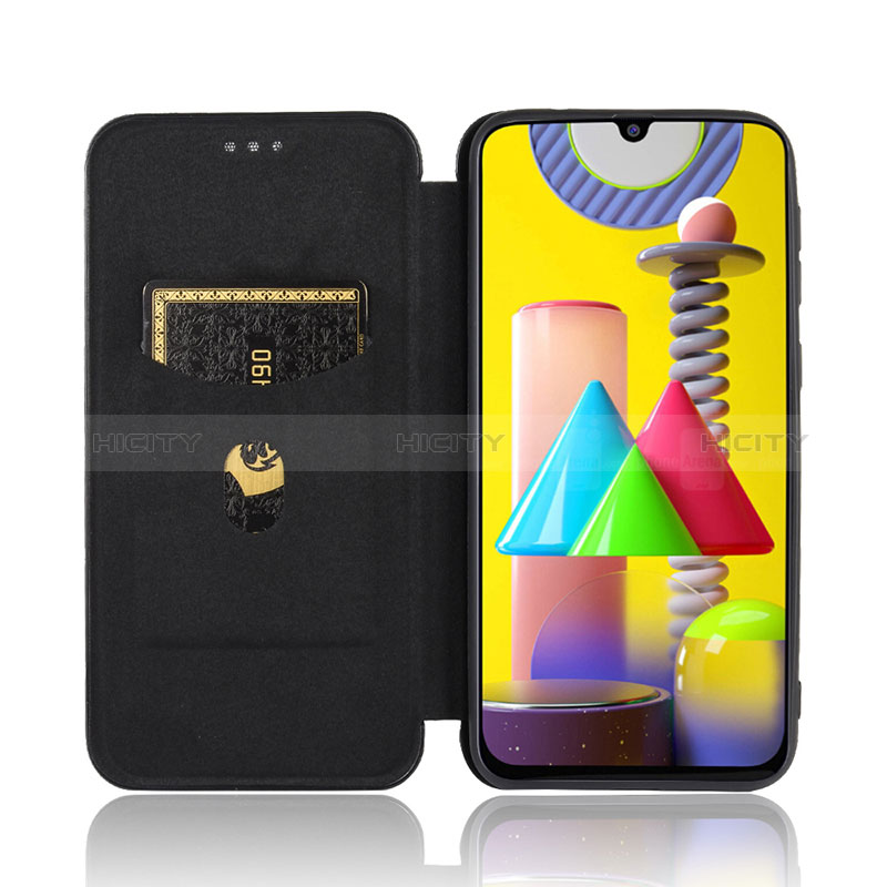 Coque Portefeuille Livre Cuir Etui Clapet L01Z pour Samsung Galaxy M21s Plus