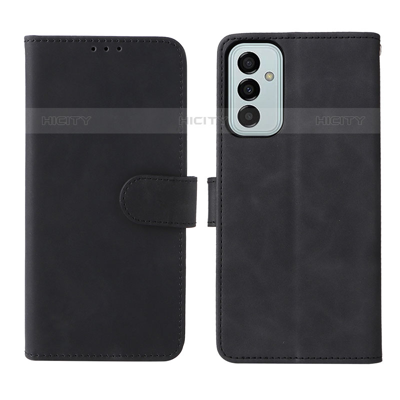 Coque Portefeuille Livre Cuir Etui Clapet L01Z pour Samsung Galaxy M23 5G Noir Plus