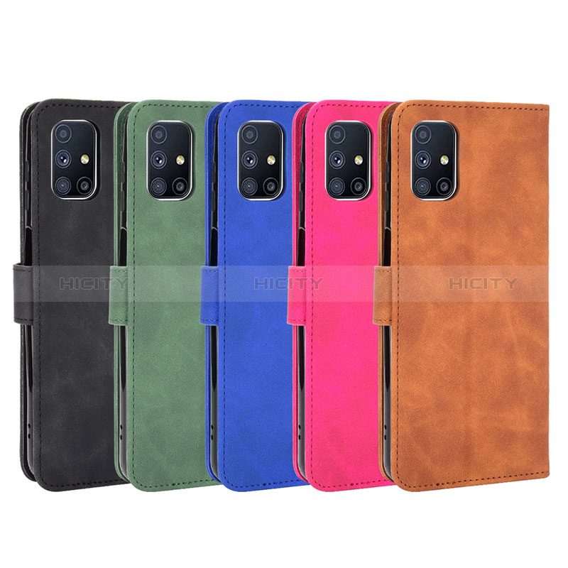 Coque Portefeuille Livre Cuir Etui Clapet L01Z pour Samsung Galaxy M51 Plus