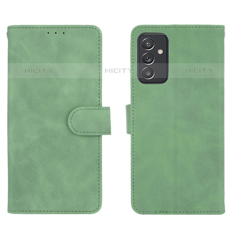 Coque Portefeuille Livre Cuir Etui Clapet L01Z pour Samsung Galaxy Quantum2 5G Vert Plus