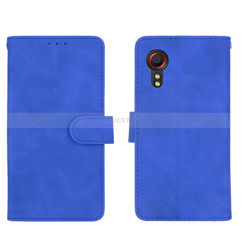 Coque Portefeuille Livre Cuir Etui Clapet L01Z pour Samsung Galaxy XCover 5 SM-G525F Plus