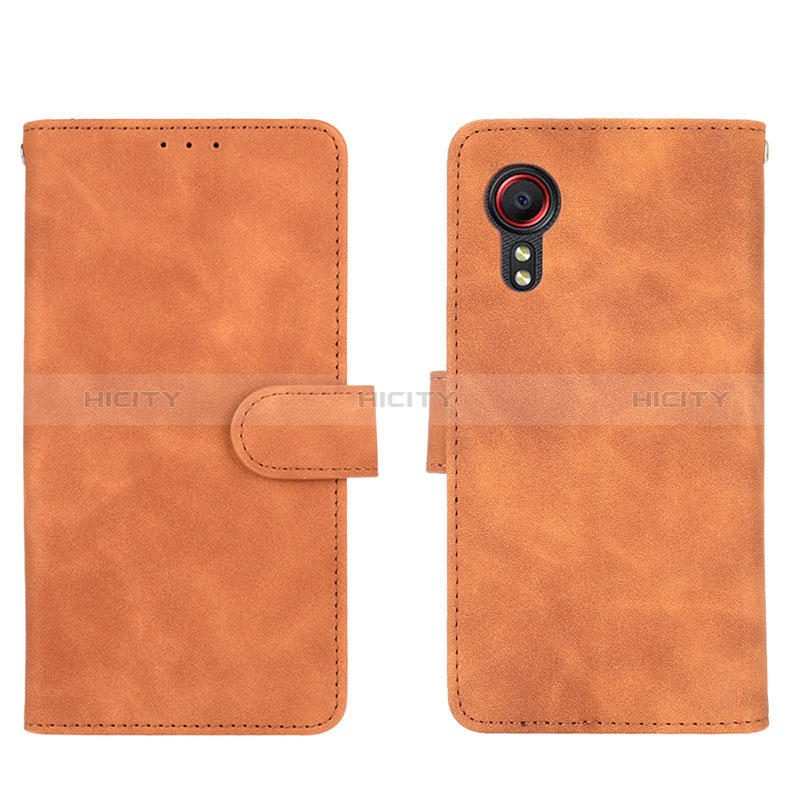 Coque Portefeuille Livre Cuir Etui Clapet L01Z pour Samsung Galaxy XCover 5 SM-G525F Plus