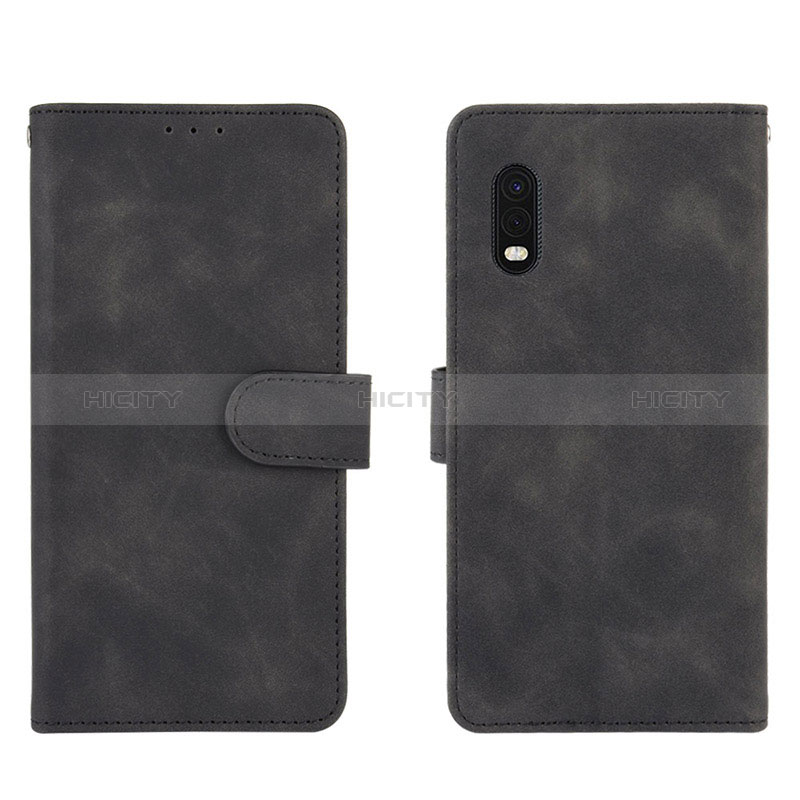 Coque Portefeuille Livre Cuir Etui Clapet L01Z pour Samsung Galaxy XCover Pro Noir Plus