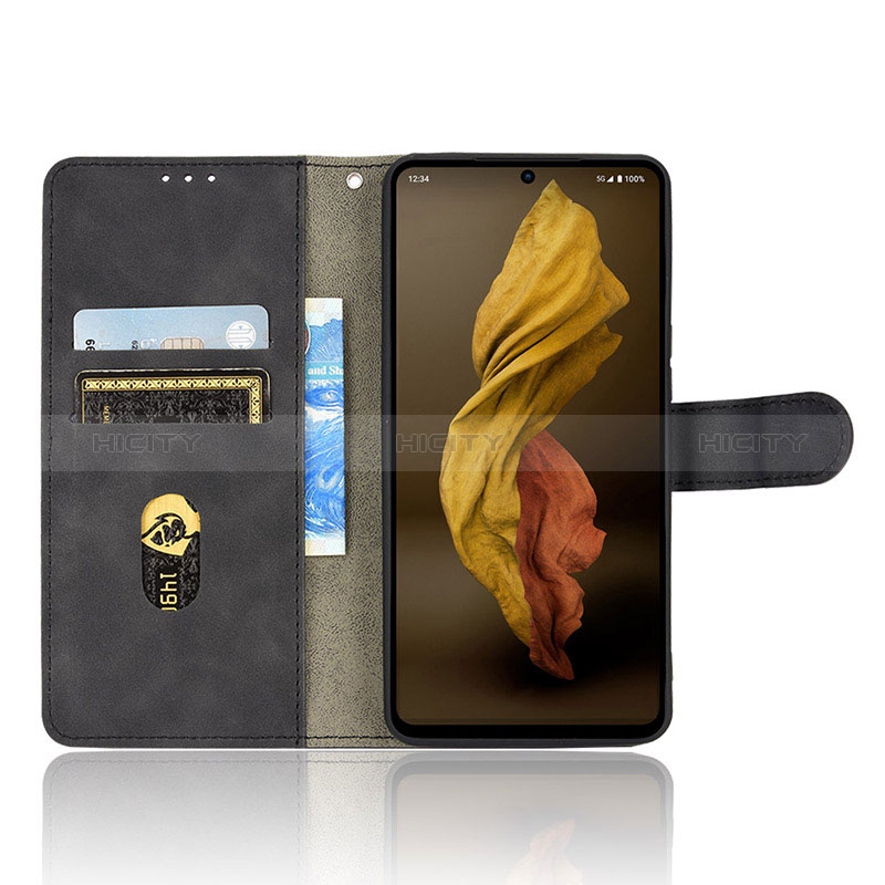 Coque Portefeuille Livre Cuir Etui Clapet L01Z pour Sharp Aquos R7s Plus