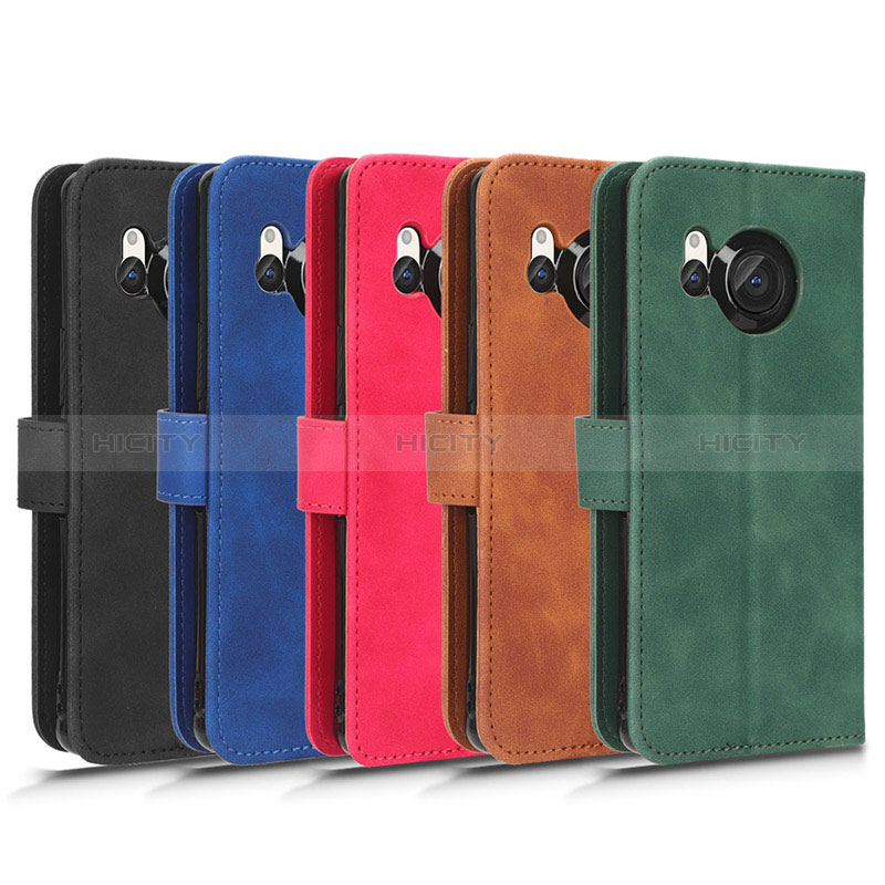 Coque Portefeuille Livre Cuir Etui Clapet L01Z pour Sharp Aquos R8s Plus