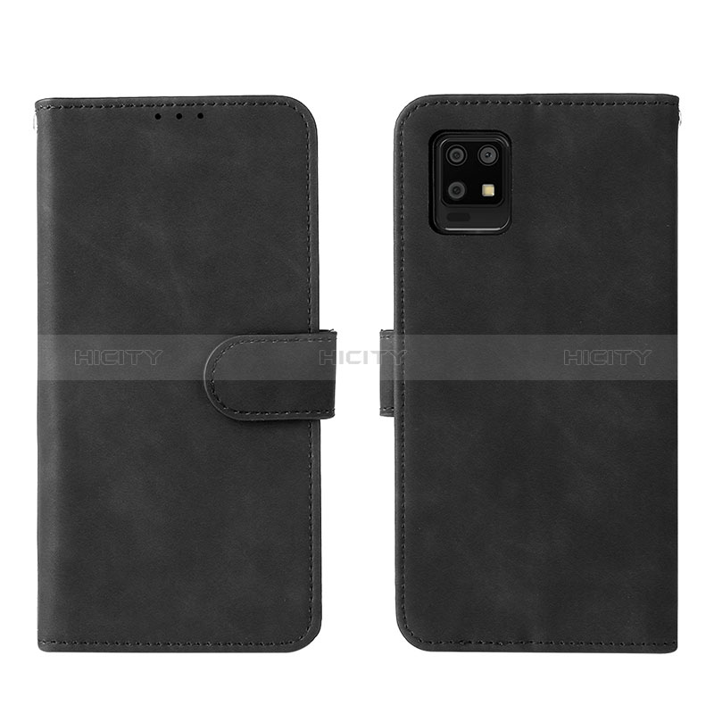 Coque Portefeuille Livre Cuir Etui Clapet L01Z pour Sharp Aquos Zero6 Noir Plus